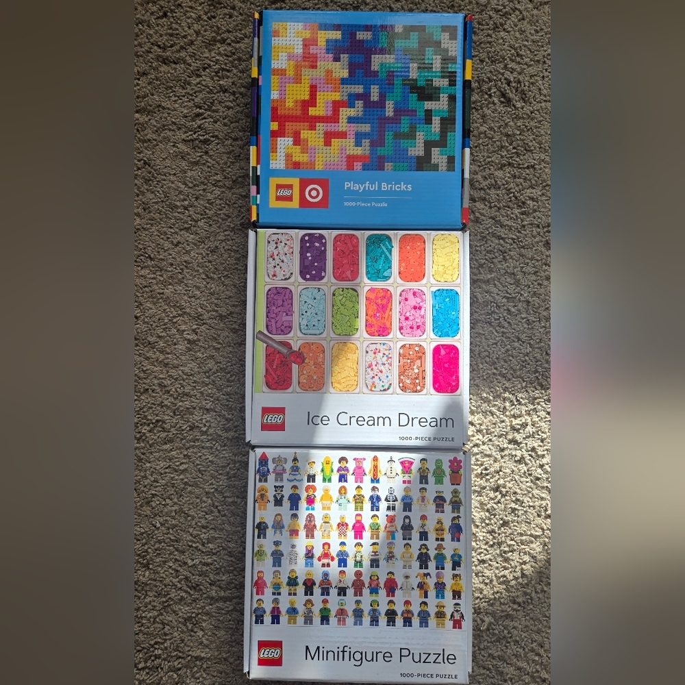 LEGO Playful Bricks, Ice Cream Dream, and Minifigure Puzzle Set - Multicolor